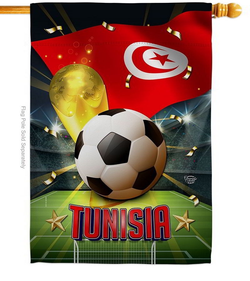 World Cup Tunisia House Flag