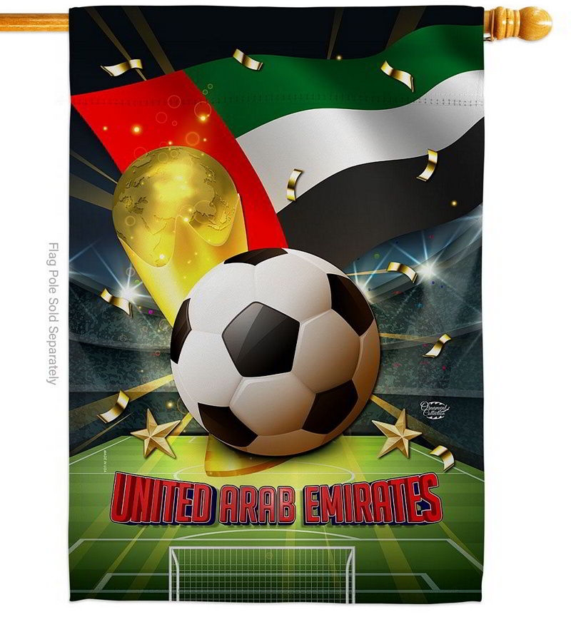 World Cup United Arab Emirates House Flag
