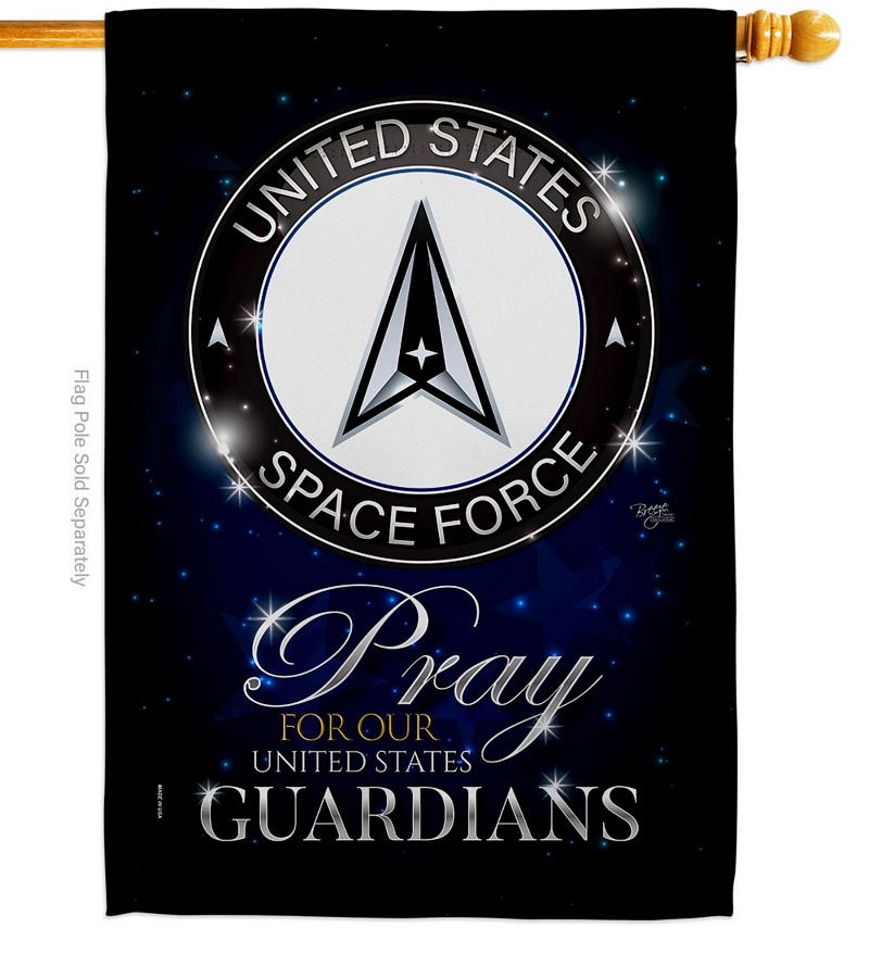 Pray United States Guardians House Flag