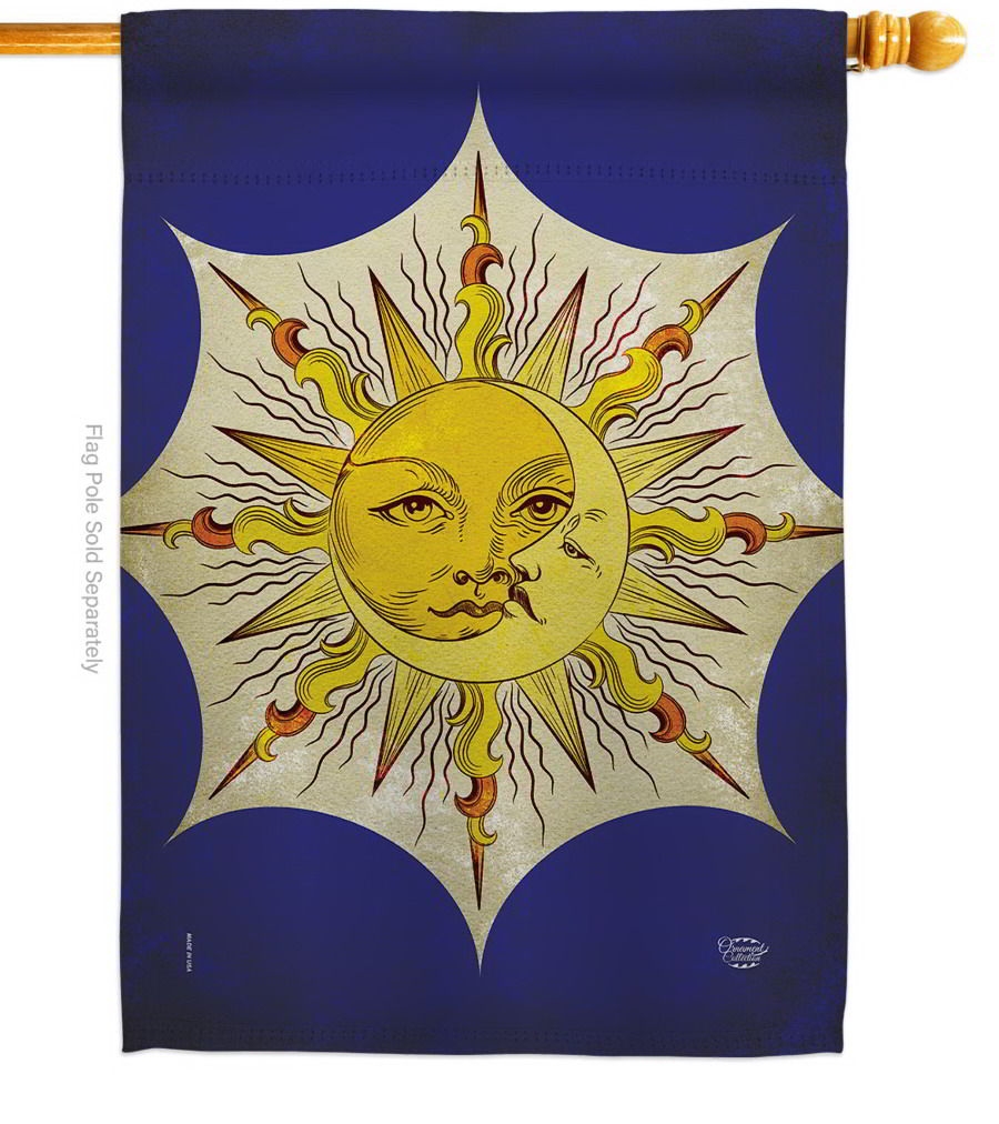 Sun Moon House Flag