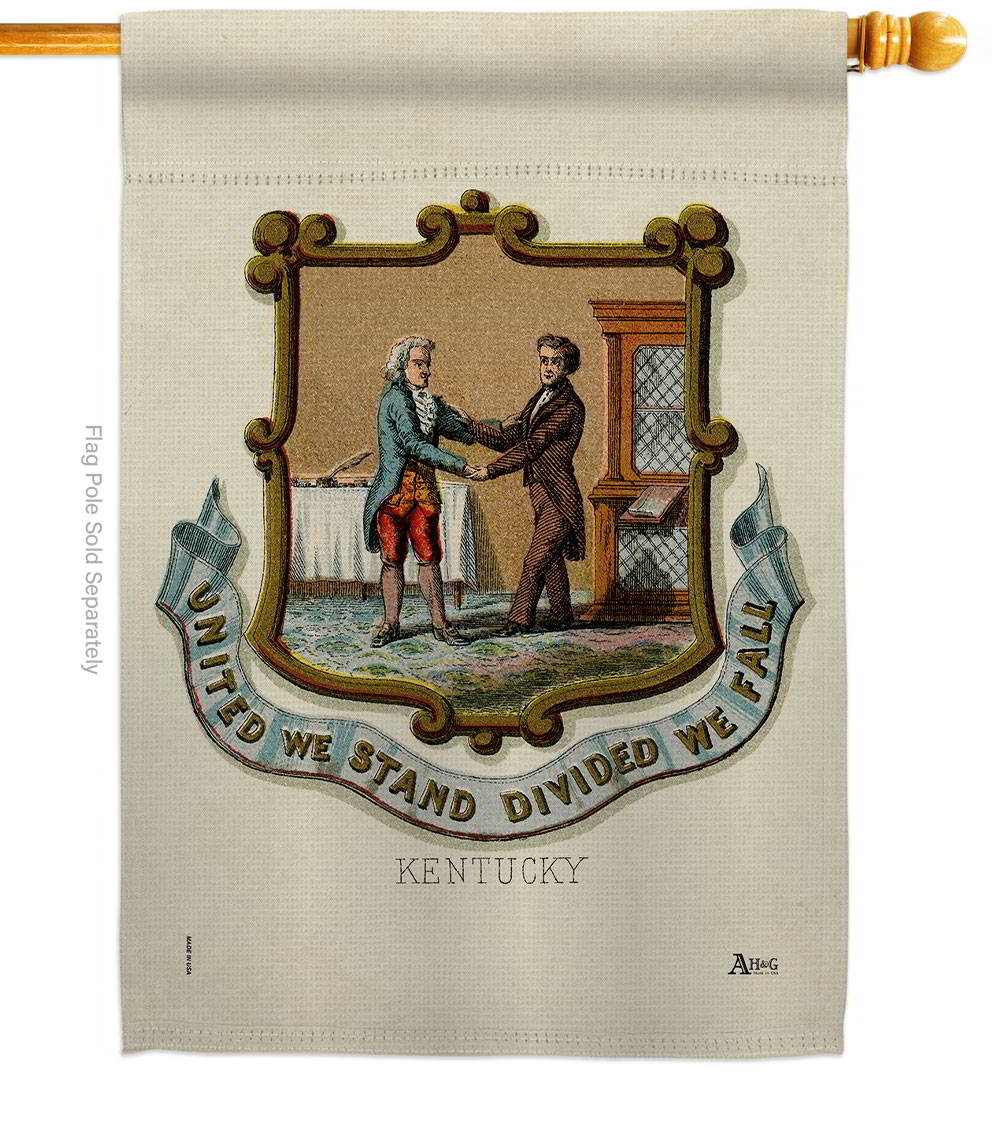 Coat Of Arms Of Kentucky House Flag
