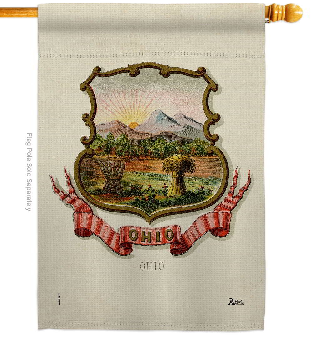 Coat Of Arms Of Ohio House Flag