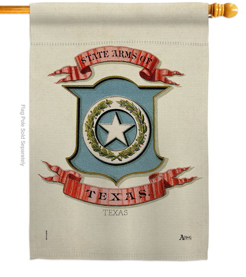 Coat Of Arms Of Texas House Flag