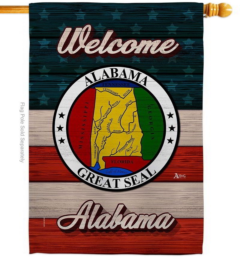Welcome Alabama House Flag