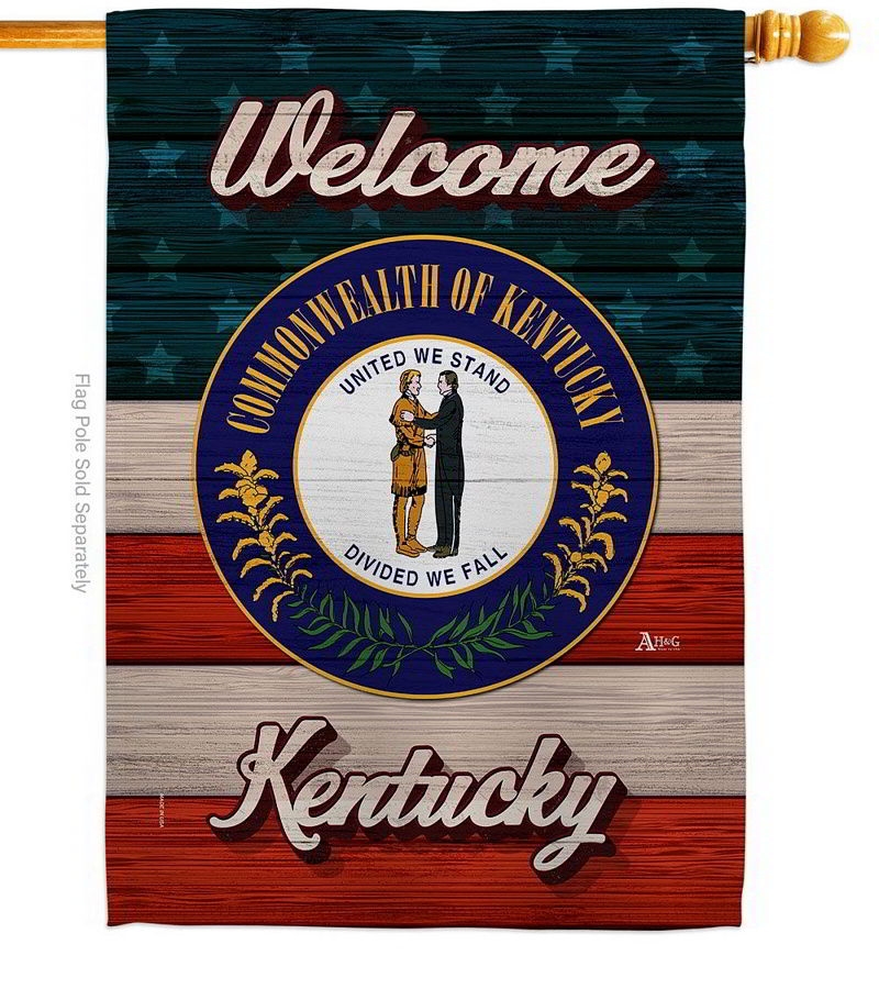 Welcome Kentucky House Flag