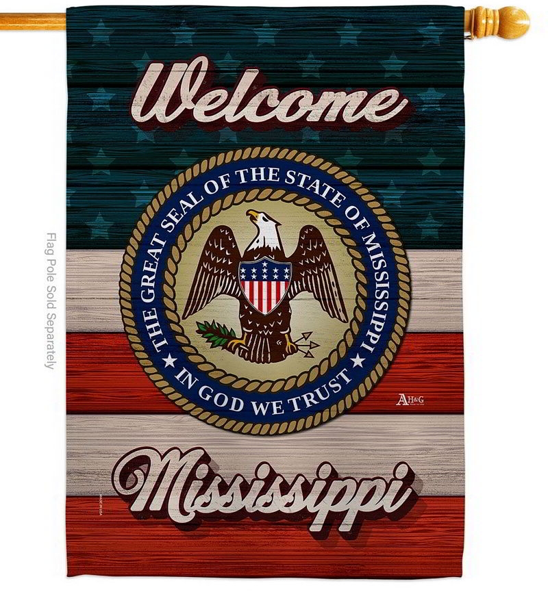Welcome Mississippi House Flag