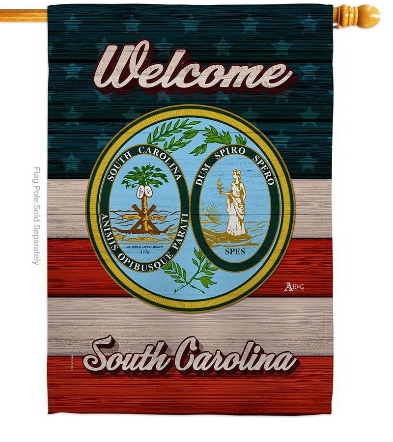Welcome South Carolina House Flag