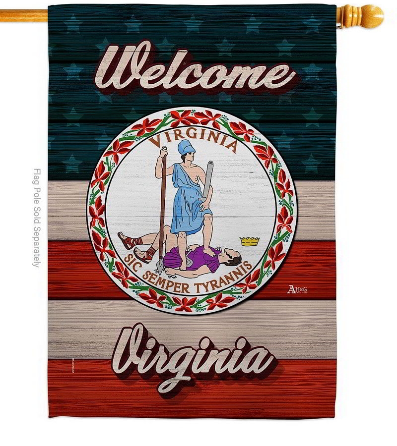 Welcome Virginia House Flag
