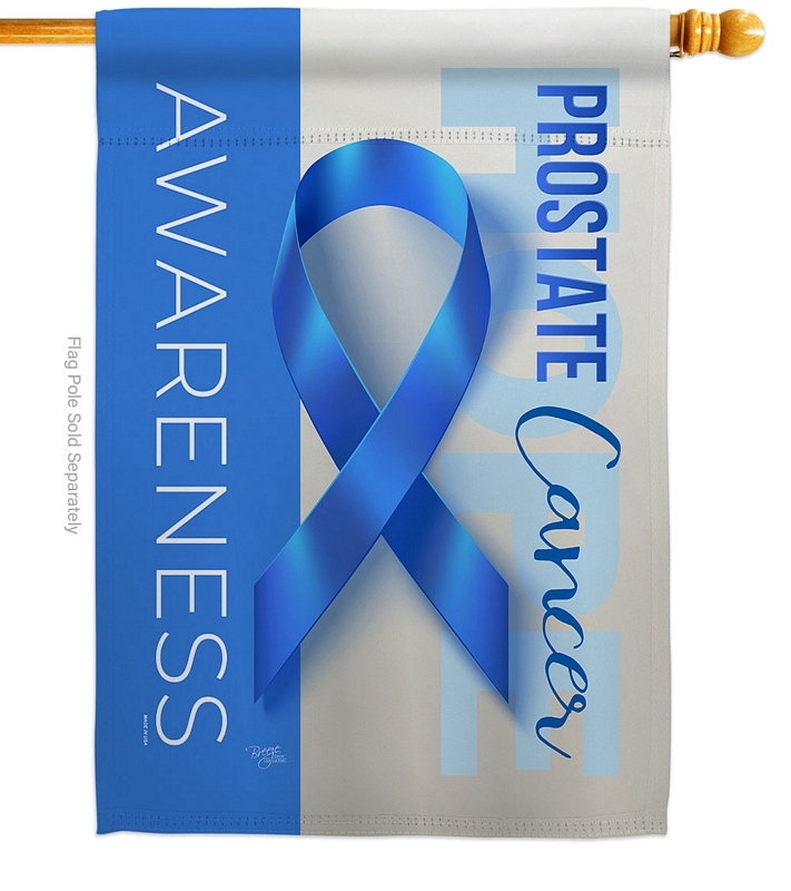 Prostate Cancer Awareness House Flag