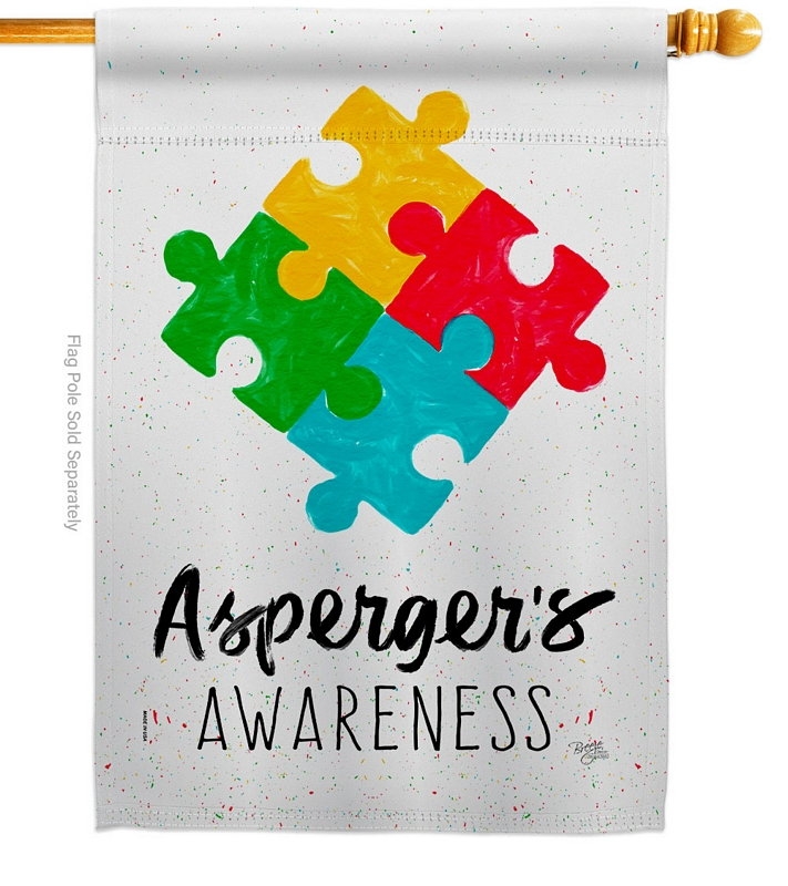 Asperger's Awareness House Flag