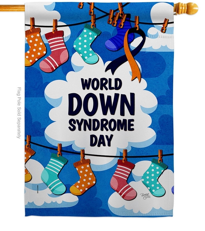 World Down Syndrome Day House Flag