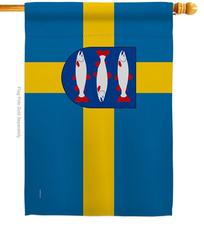 Provinces Of Sweden Angermanland House Flag