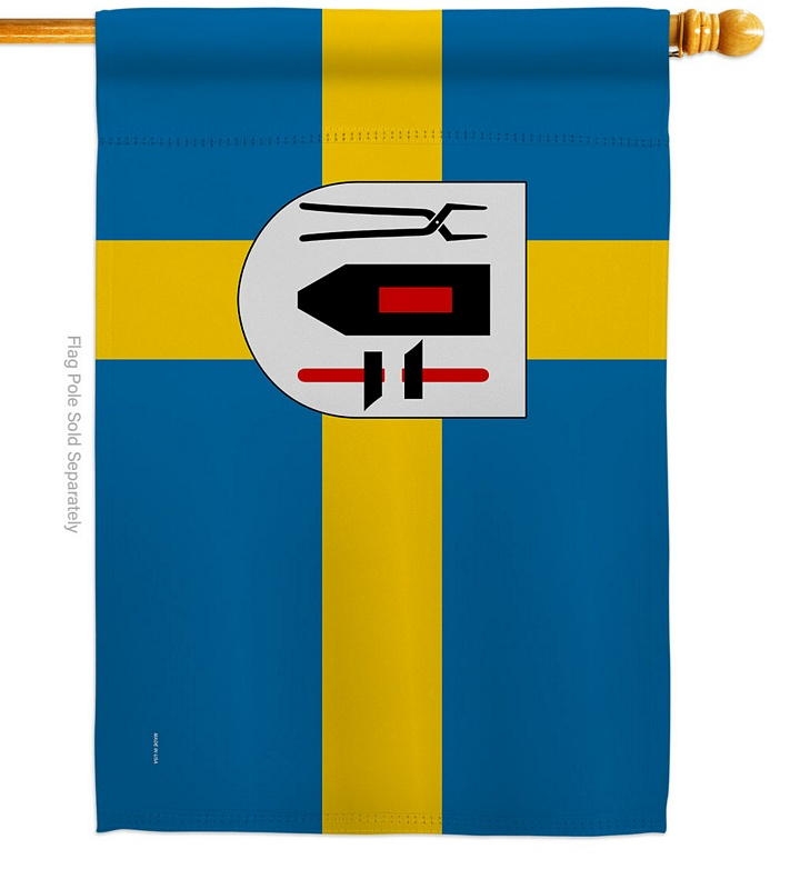 Provinces Of Sweden Harjedalen House Flag