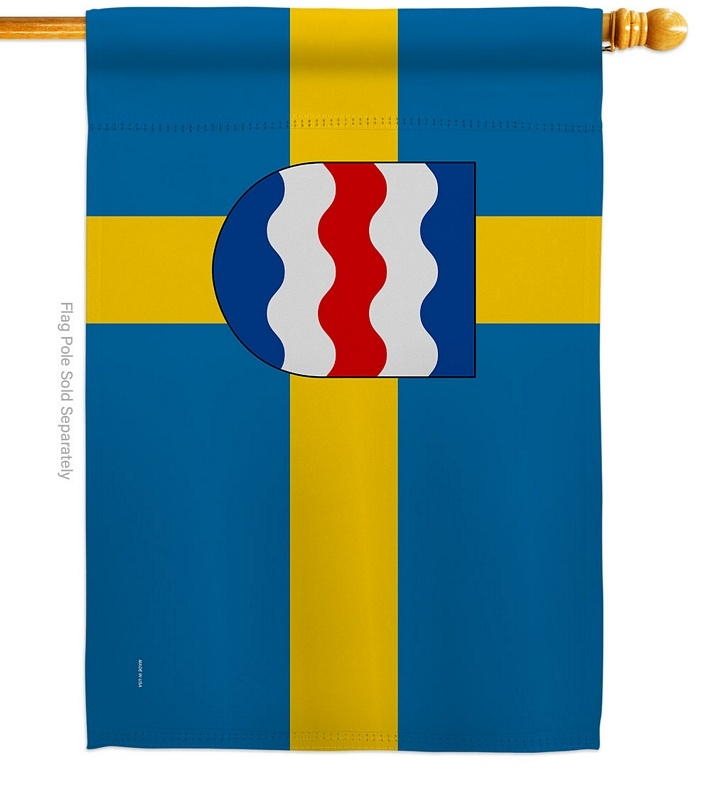Provinces Of Sweden Medelpad House Flag