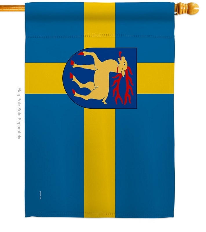 Provinces Of Sweden Oland House Flag