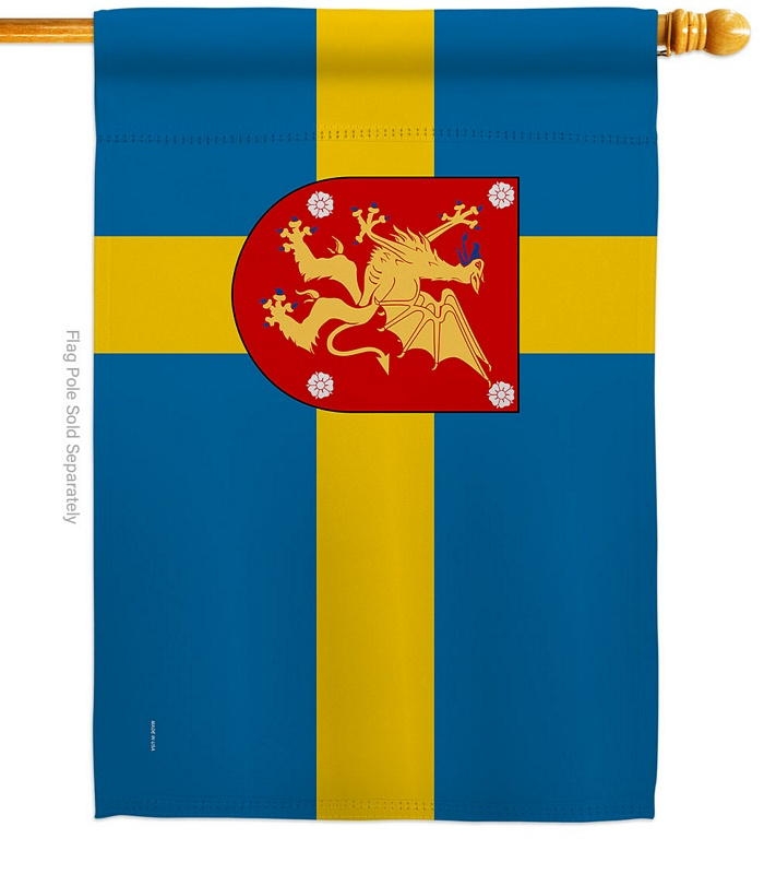 Provinces Of Sweden Ostergotland House Flag