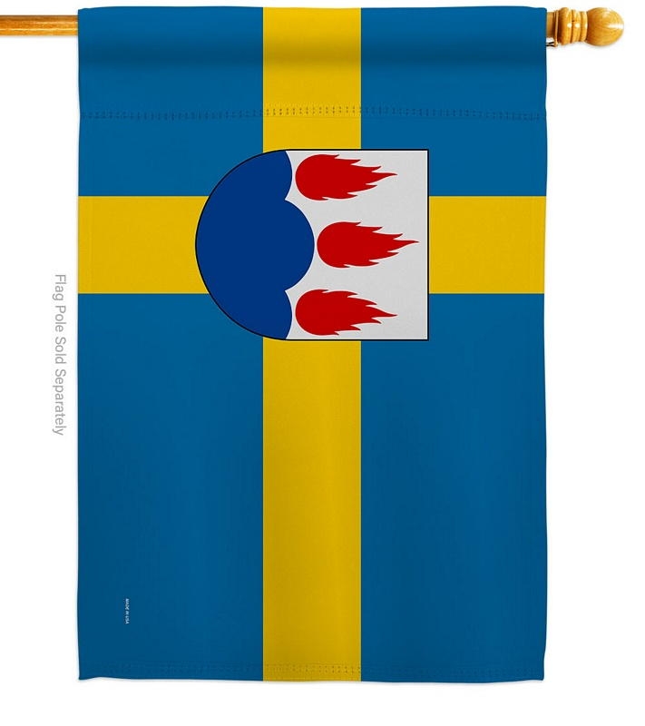 Provinces Of Sweden Vastmanland House Flag