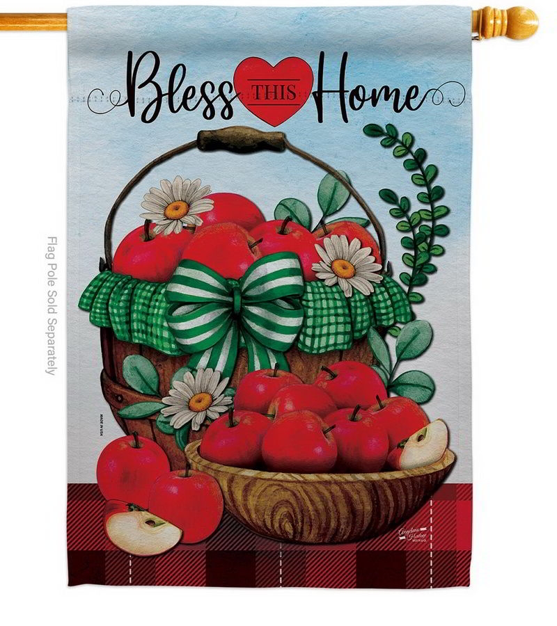 Bless This Home Decorative House Flag