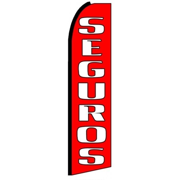 Seguros Feather Flag 3' x 11.5'