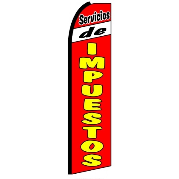 Servicios de Impuestos Feather Flag 3' x 11.5'
