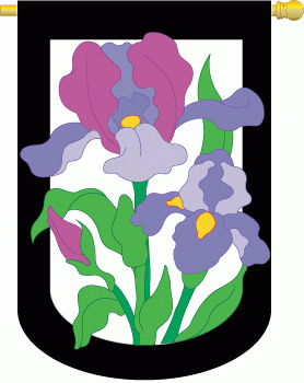 Iris House Flag