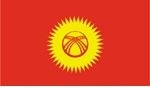 2' x 3' Kyrgyzstan flag