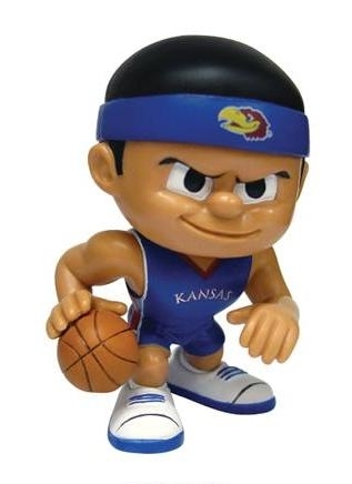 Kansas Jayhawks Lil' Teammates Series 1 Playmaker 2 3/4" tall