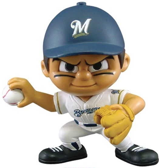 Brewers Lil' Teammates Series 2 Pitcher 2 3/4" tall
