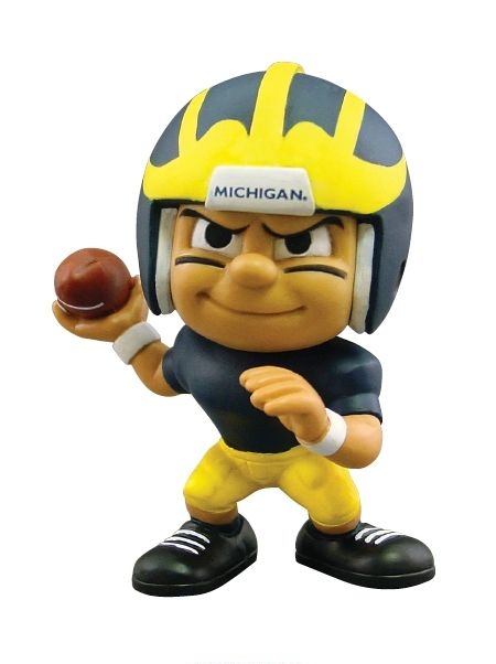 Michigan Wolverines "M" Lil' Teammates Series 1 QB 2 3/4" tall