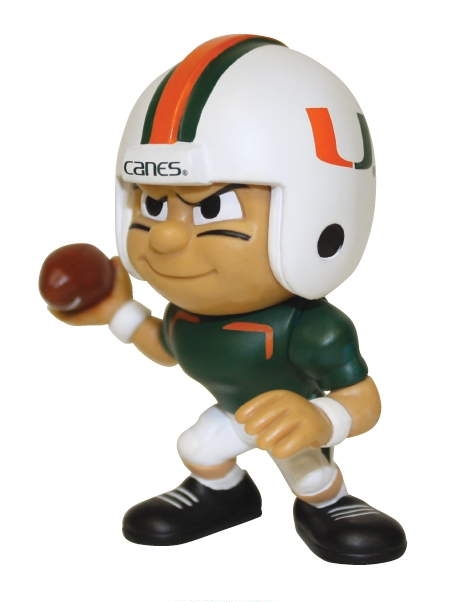 Miami Hurricanes Lil' Teammates Series 2 Quarterback 2 3/4" tall