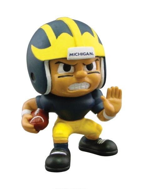 Michigan Wolverines "M" Lil' Teammates Series 1 RB 2 3/4" tall