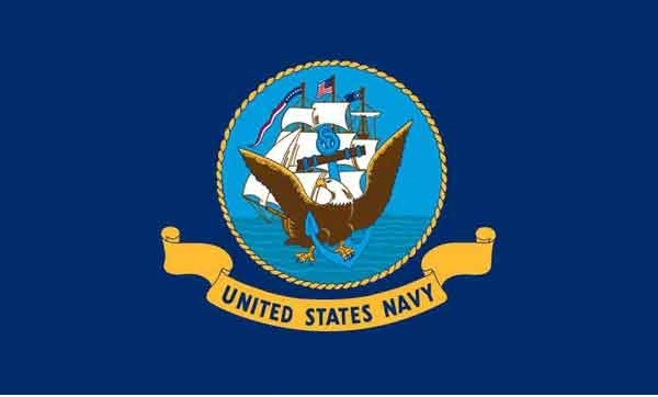US Made Navy Miniature Flags On Stick 12” x 18” 10pcs