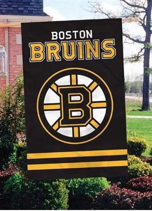 Boston Bruins Applique Banner Flag 44" x 28"