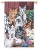 Cuddly Kittens Garden Flag