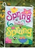 Spring Has Sprung Garden Flag - 1 left