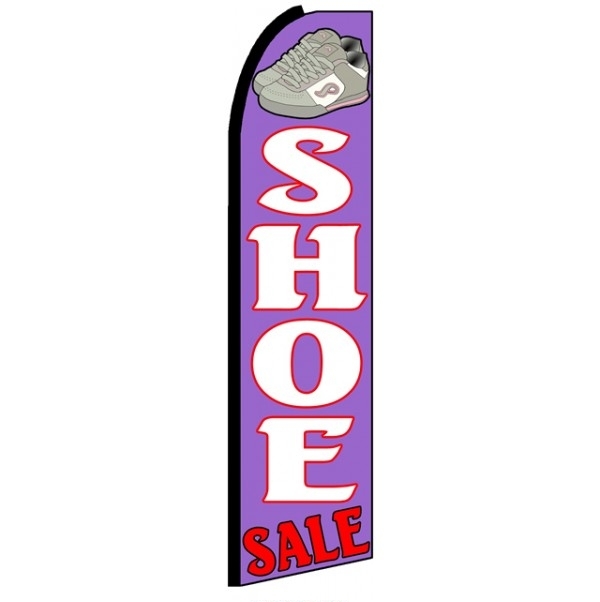 Shoe Sale Feather Flag 3' x 11.5'