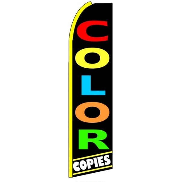 Color Copies Feather Flag 3' x 11.5'