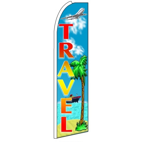 Travel Feather Flag 3' x 11.5'