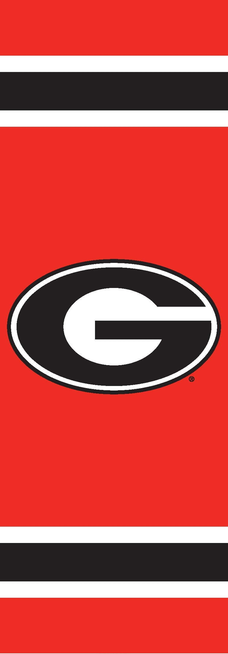 Georgia Bulldogs Post Banner 30" x 11"