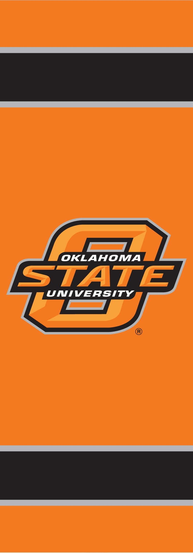 Oklahoma State Cowboys Post Banner 30" x 11"