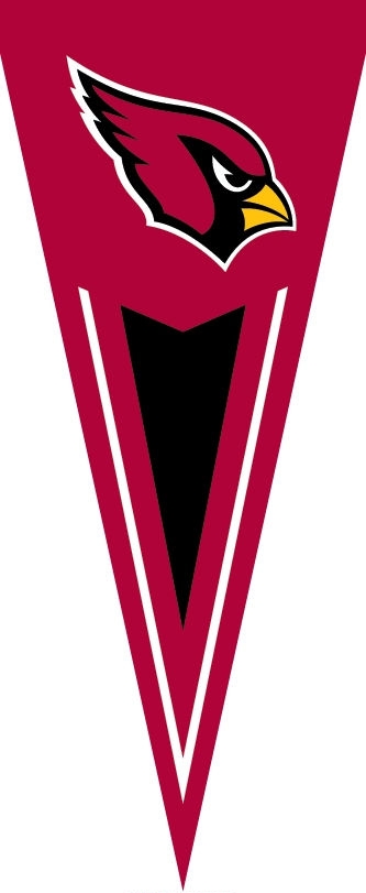 Cardinals Yard Pennants 34" x 14"
