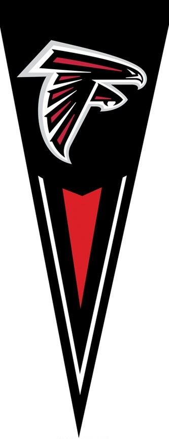Falcons Yard Pennants 34" x 14"