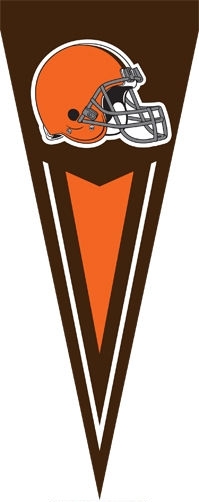 Browns Yard Pennants 34" x 14"