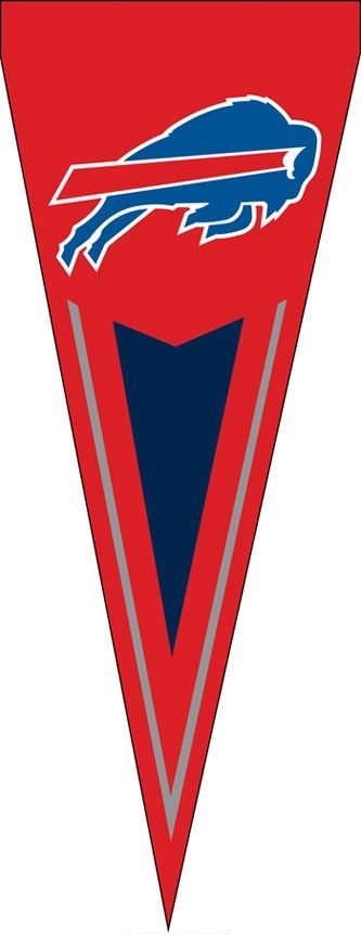 Bills Yard Pennants 34" x 14"