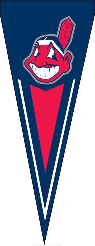 Indians Yard Pennant 34" x 14"