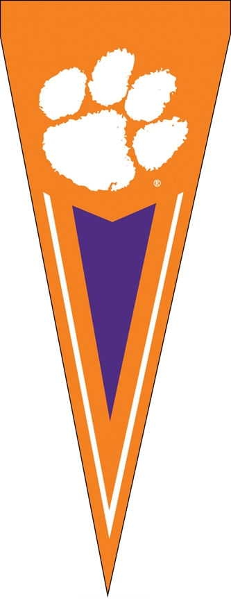 Clemson Tigers Yard Pennant 34" x 14"