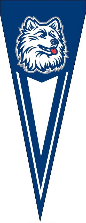 Connecticut Huskies Yard Pennant 34" x 14"