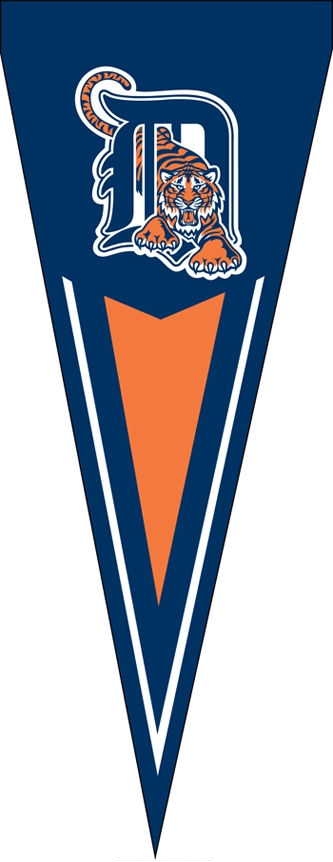 Tigers Yard Pennant 34" x 14"