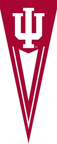 Indiana Hoosiers Yard Pennant 34" x 14"