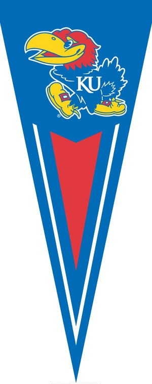 Kansas Jayhawks Yard Pennant 34" x 14"